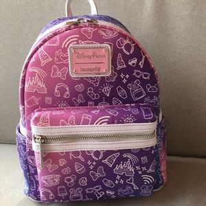 Loungefly Ombré Disney Parks Icon Backpack